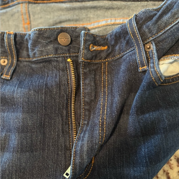 Kimes Ranch Blue Flare Wide Leg Jeans - Picture 7 of 8